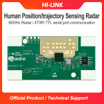 Hi-link 60G radar sensor module LD6001 intelligent sensing detection of human body area position, quantity statistics, and walking trajectory